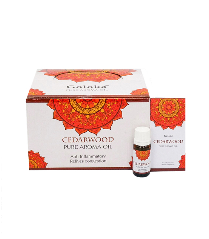 Le bois de cèdre de l'huile d'arôme - 10 ml - 12pz